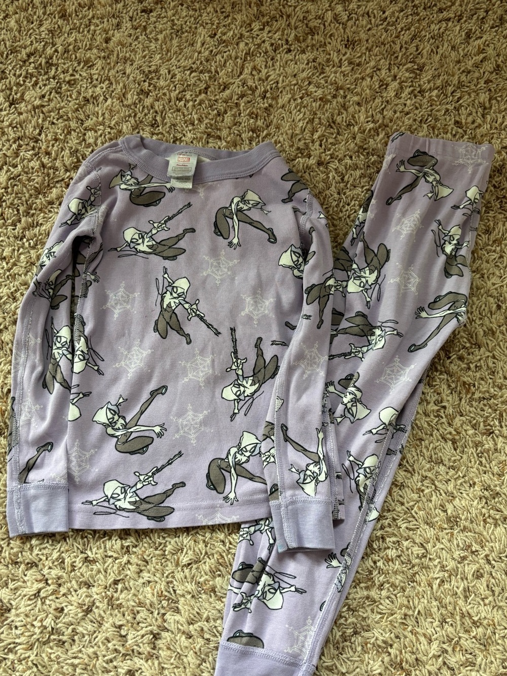 Hanna Andersson Ghost Spider Spider-Man Pajamas Size 5